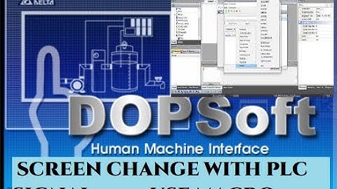 DELTA HMI MACRO SCREEN CHANGE WITH PLC SIGNAL| HOW DELTA HMI SCREEN CHANGE WITH PLC SIGNAL