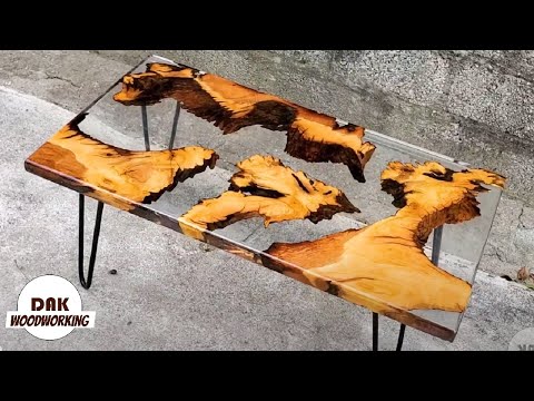 Epoxy Resin Table Art || Wood Projects | DAK