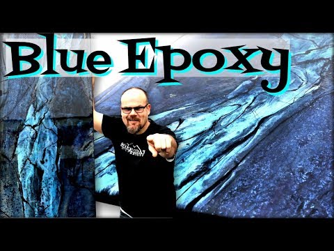 How To Transform Epoxy into Blue Granite
