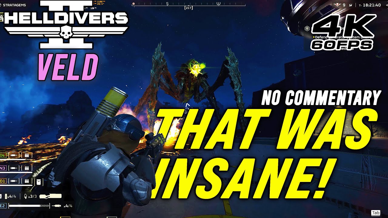 Helldivers 2: 4K Gameplay No Commentary MAX Settings | RTX 4080 P95 - YouTube
