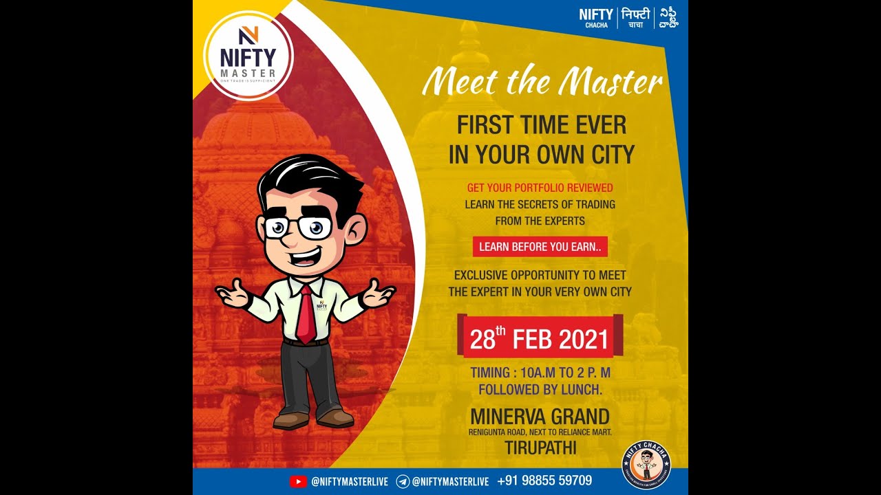 28th feb 2021, " MEET THE MASTER " @ TIRUPATHI