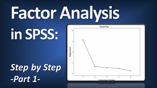 Factor Analysis in SPSS (Principal Components Analysis) - Part 1
