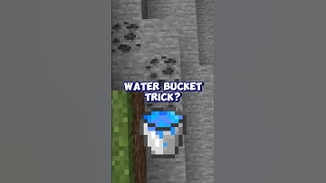 Water Bucket MLG Tutorial 🌊 #minecraft #minecraftbuilding #minecraftmemes #minecraftshorts