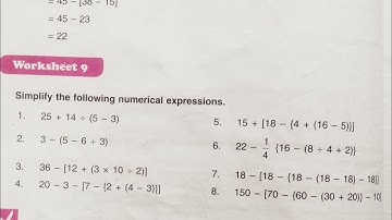 Dav class 6 maths chapter 1 worksheet 9 all questions solved