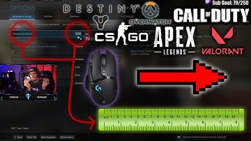 How to Make Mouse Sensitivity the Same in EVERY Game (PC)