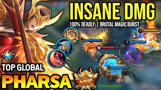 PHARSA BEST BUILD 2023 | TOP GLOBAL PHARSA GAMEPLAY | MOBILE LEGENDS✓