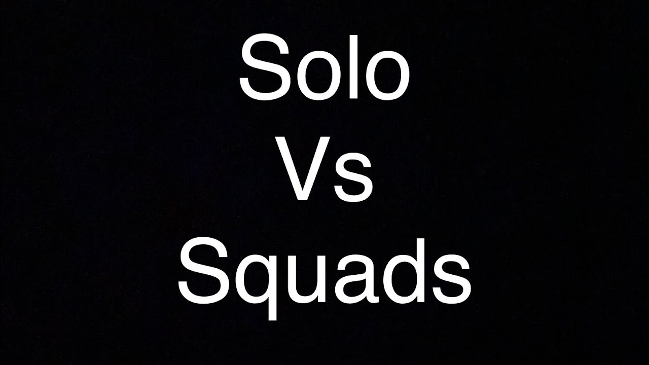 I won a solo squad game KINDA... - YouTube