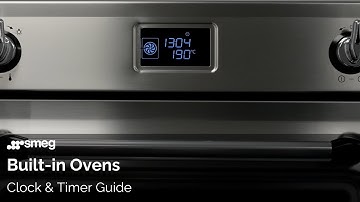 How to Adjust the Time Using the Dial Controls | Smeg Built-in Ovens