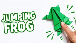 Easy Jumping Frog 🐸 | DIY Origami Jumping Frog Tutorial 