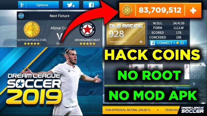 Download Dream League Soccer 2019 v6.14 APK + MOD (Unlimited Money)