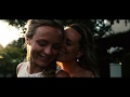 Trouwfilm j  a  girls wedding  geloftes  2 bruiden  bruiloft in achtertuin