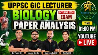 UPPSC GIC PAPER ANALYSIS | GIC 2026 | | By Abhishek Sir I Samrat Ashok Sir I Anand Sir