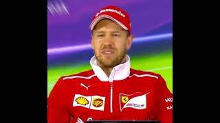 Sebastian Vettel says "bwoah" for 10 seconds straight...
