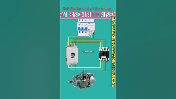 Soft star delta  connection if motor#shorts #electrical #engineering #animation #engineer (5)