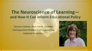 The Neuroscience of Learningand How It Can Inform Educational Policy