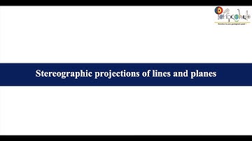 DEMO LECTURE 01: Stereographic Projections #Geology #Geophysics#GATE #CSIR-NET #GSI #IITJAM 2021-22