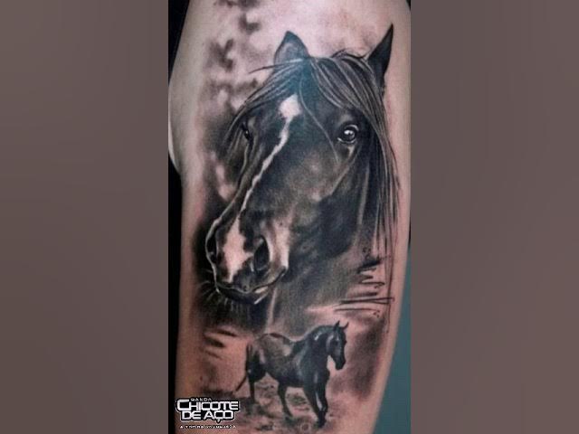 Tatuagem Masculina de Cavalo