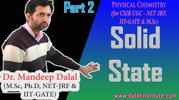 Solid State 2 | CSIR UGC - NET JRF June 2024, IIT-GATE 2025 | Dr. Mandeep Dalal