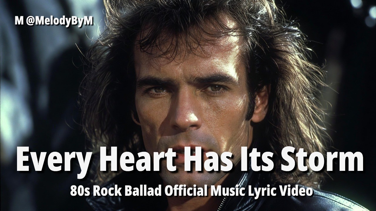 Every Heart Has Its Storm 80s Rock Ballad Official Music Lyric Video ...