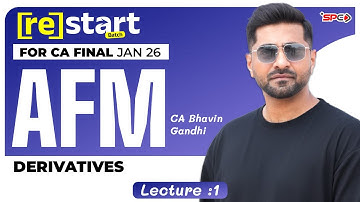 Derivatives Revision | CA Final Jan 2026 AFM | Complete Revision by CA Bhavin Gandhi