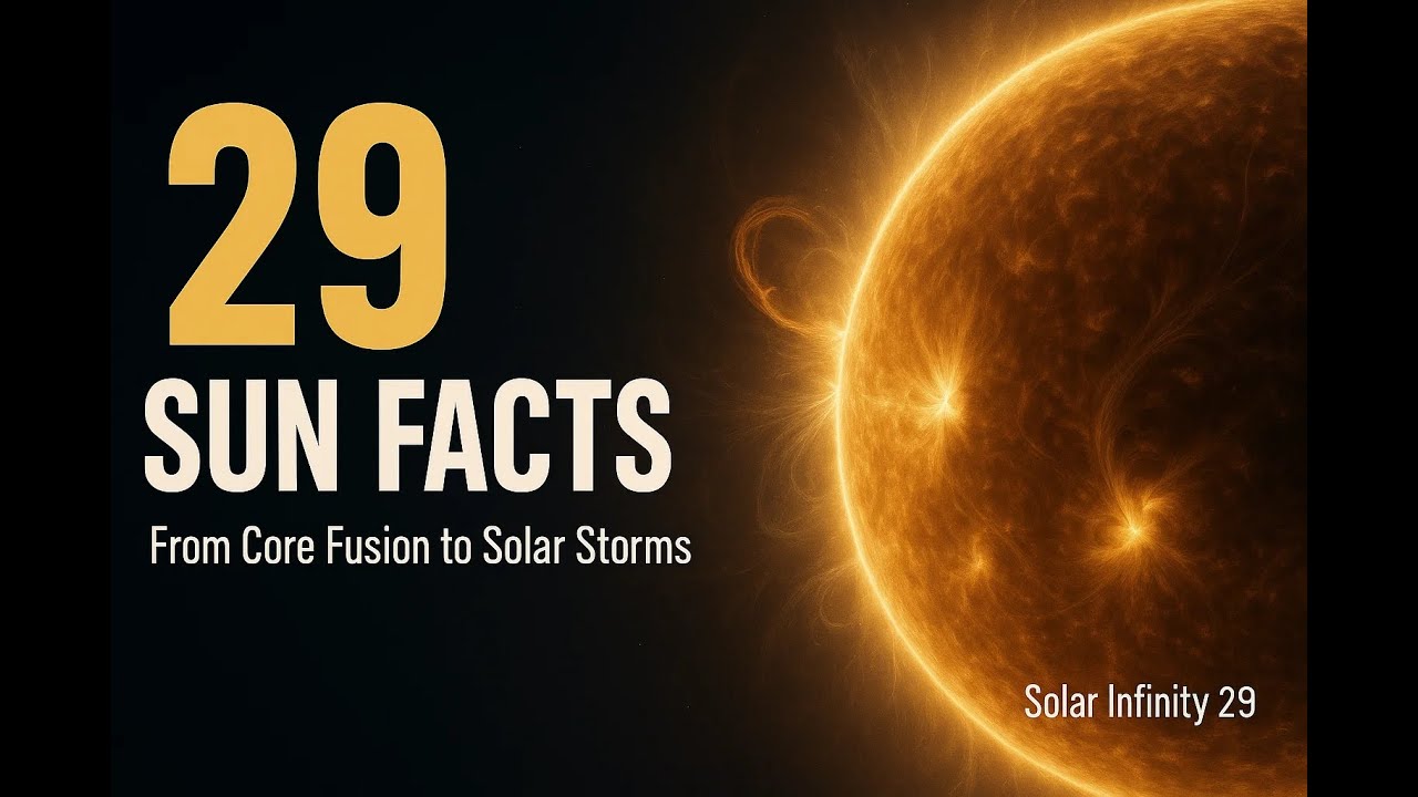 29 Incredible Facts About the Sun 🌞 | Solar Infinity 29 - YouTube