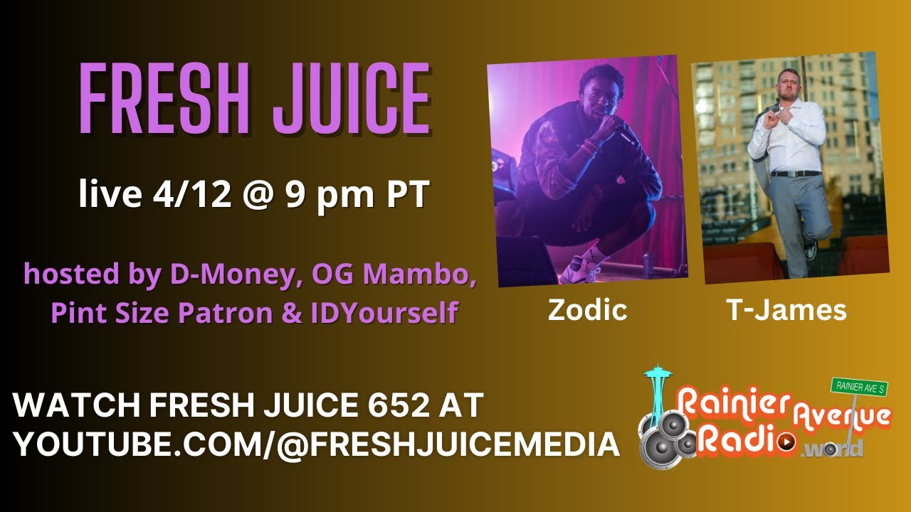Fresh Juice 652 featuring Director/Emcee Zodic & Salt Lake City's T