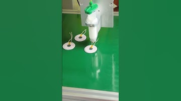 Automatic Dispensing Machine for Wireless Charging Coil | Visual Tracking Glue Dispensing