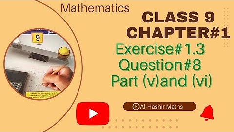Class 9 Maths Chapter# 1 Exercise#1.3 Question# 8 Part (v) and (vi) Symmetric and Skew Symmetric