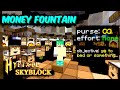 So I made an "endless money fountain" in Hypixel Skyblock...