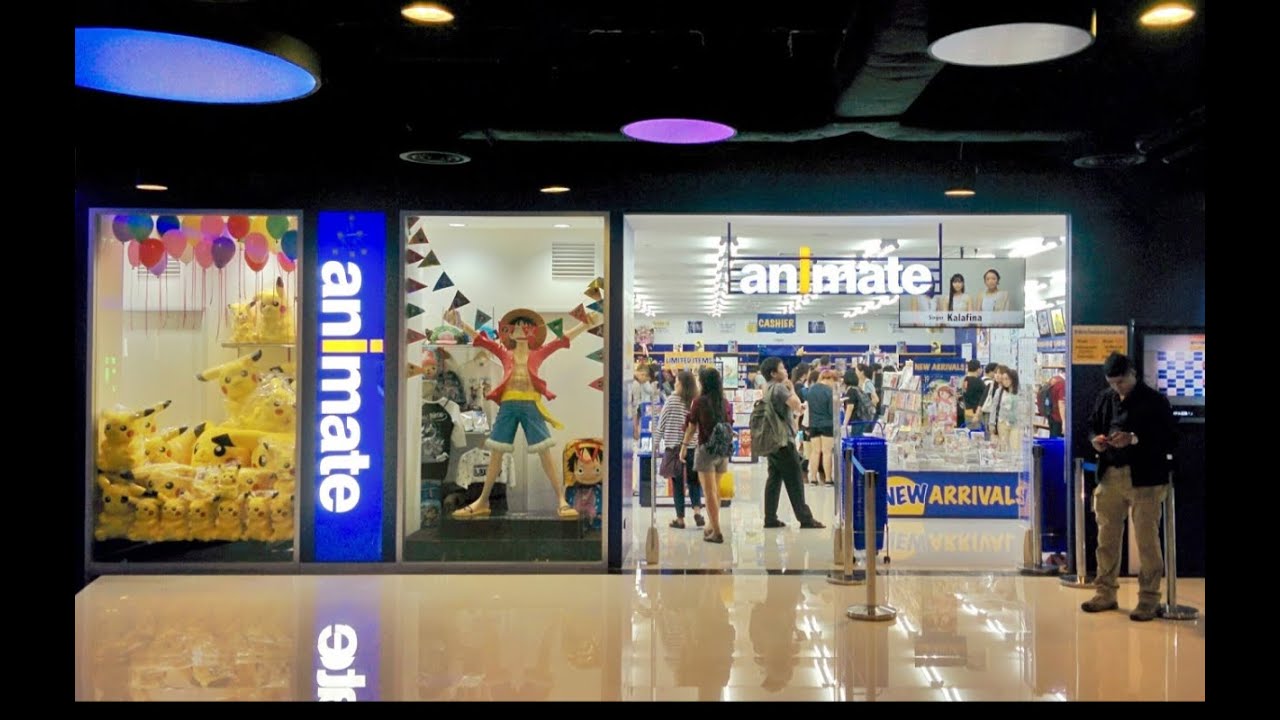 Animate Anime & Manga Shop Bangkok - Theta 360 degree video - YouTube