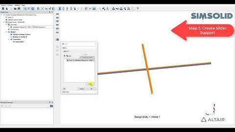 Altair SimSolid VM07 In-plane Vibration of a Pin-ended Cross
