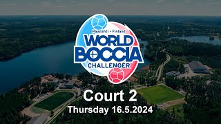 World Boccia Challenger 2024 | Court 2 | Day 6, Thursday 16.5. | Pajulahti, Finland
