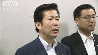 「会期内に不成立なら解散を」公明党・山口代表(12/05/27)