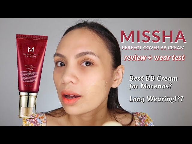 REVIEW & WEAR TEST MISSHA PERFECT COVER BB CREAM SPF42 PA+++ - YouTube