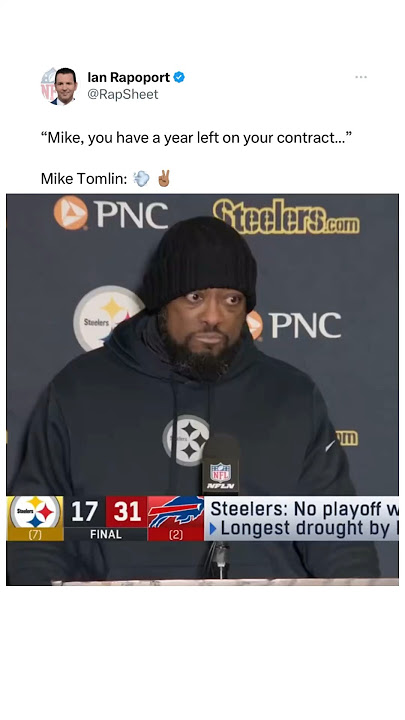 Mike Tomlin was NOT having it with reporter😳