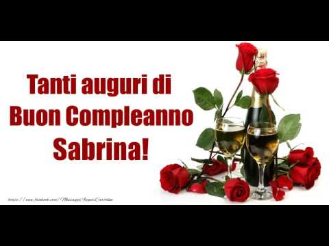 Buon Compleanno Sabrina!