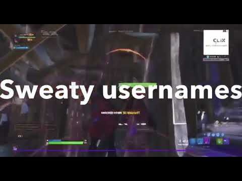 sweaty fortnite names for pc