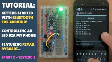 TUTORIAL: Simple Bluetooth Module Arduino / Android / Reyax RYB080I & RGB LED Control Project Part 2