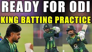 Babar Azam new batting practice video before Pak vs Aus ODI series