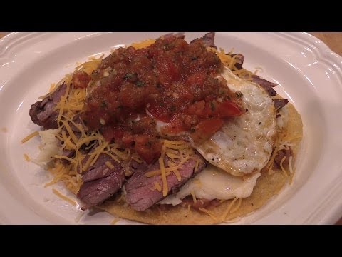 Huevos Rancheros Tex Mex Style -- Cookoff with Surfin' Sapo