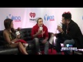 Austin Mahone with mack and nina iheartradio backstage