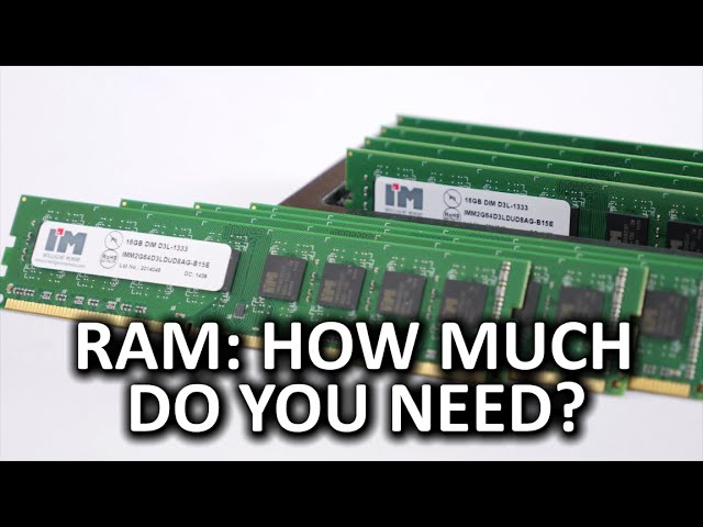 128 GB Ram. Much ram