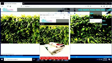Asp.Net Tutorial - Responsief navigatie dropdown menu in asp.net | Swift Learn