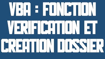Vérifier et créer les dossiers et sous dossiers d