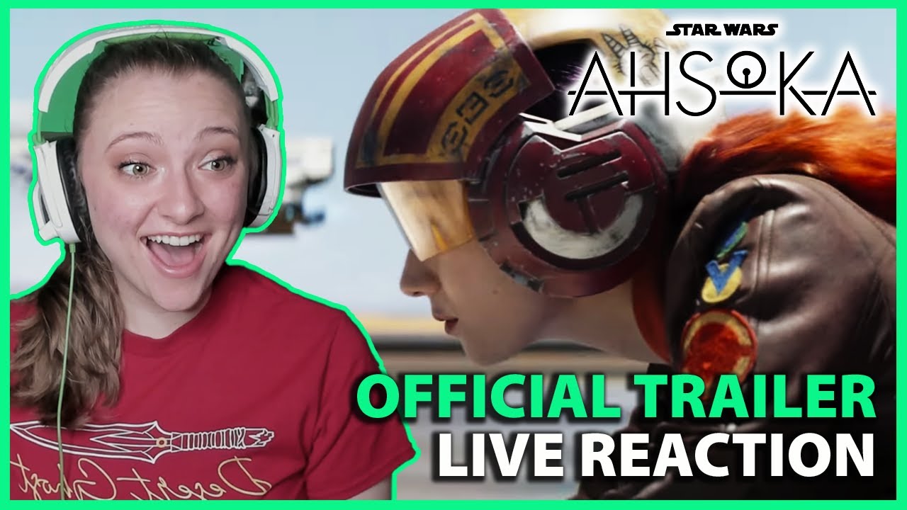 Ahsoka Official Trailer LIVE REACTION! YouTube
