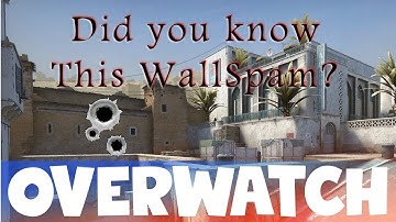 Learning Wall Spams from Cheaters CS:GO OVERWATCH