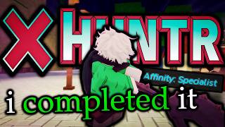 XHUNTER PROGRESSION IS INSANELY FUN... (NEW Hunter x Hunter Roblox RPG)