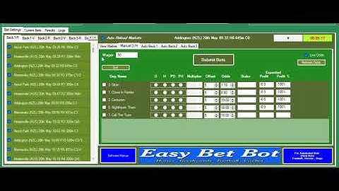Hedge Dutch Greyhound betting software, for betfair