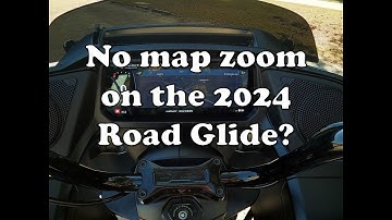 How to Zoom the Map on Skyline OS – 2024 Harley-Davidson Road Glide Features