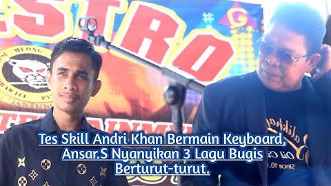 Skill Andri Khan Bermain Keyboard Di Tes Artis Senior Ansar.S ~ Show In Rubae Kab.Pinrang